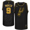 spurs 9 tony parker precious metals jersey